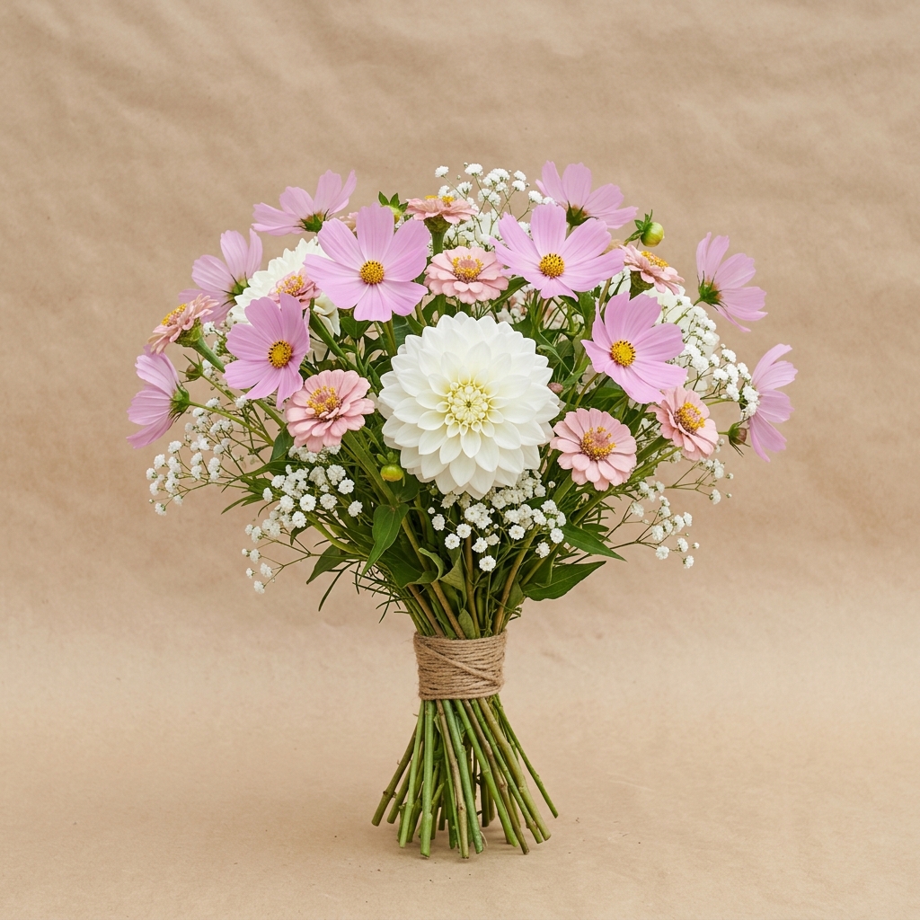 The Bouquet Posy. Hand-tied flower arrangement.
